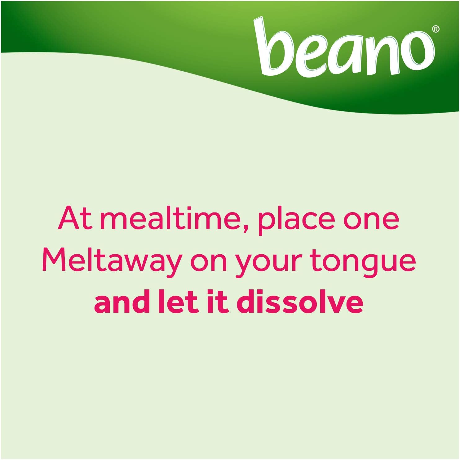beano Strawberry Meltaways Gas Prevention | Bloating Relief | 15 Count | Packaging May Vary: Health & Personal Care