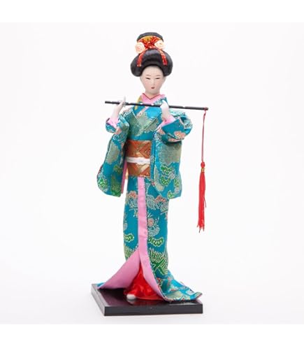 Amazon.com: A Sitting Geisha Girl Solar Powered Japanese