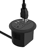 Jgstkcity Desktop Power Grommet with USB,Countertop
