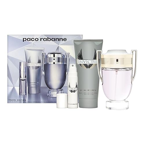Paco Rabanne Invictus for Men Piece Gift Set Ounce Eau De
