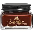Saphir Medaille d'Or Pommadier Cream 75ml – Natural Cream Leather Shoe Polish, Leather Conditioner for Boots, Handbags