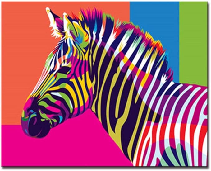 HCFFCH Kits Pintura para Colorear por Números Marco De Pintura DIY Arte