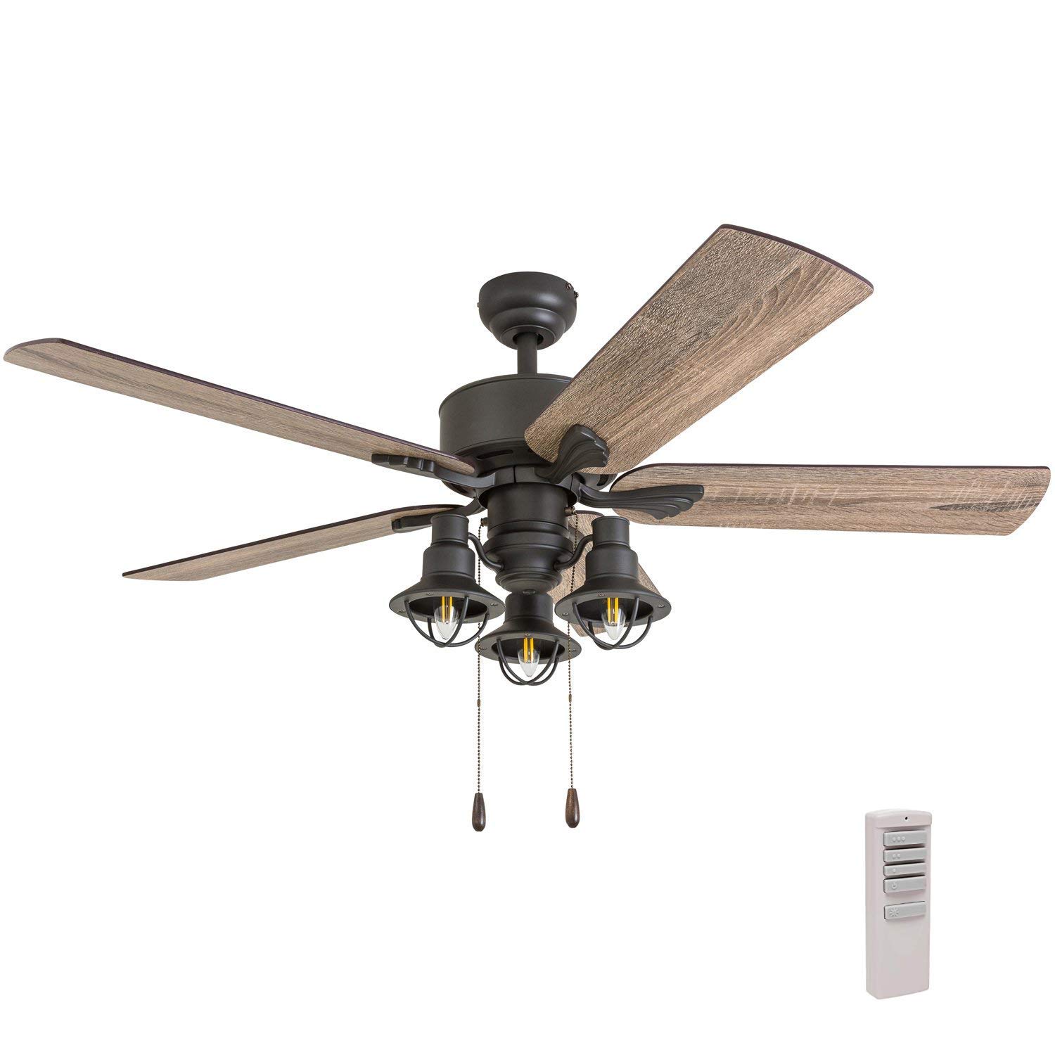 Flush Mount Ceiling Fan Rustic Tuscan Hugger Low Profile Roman