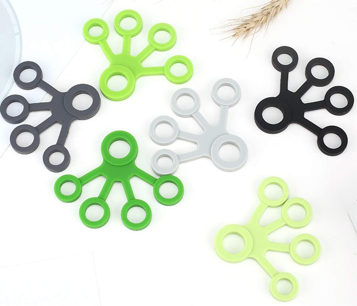 6 Pezzi Allenatore Presa Mano - Rinforzatore Dita E Avambraccio Con 3 Livelli - Foto 8