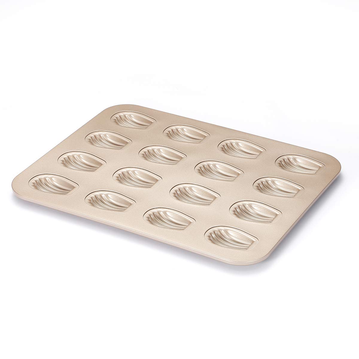 Madeleine Pan 16 cup Madeleine cake Mold Classic Golden non stick