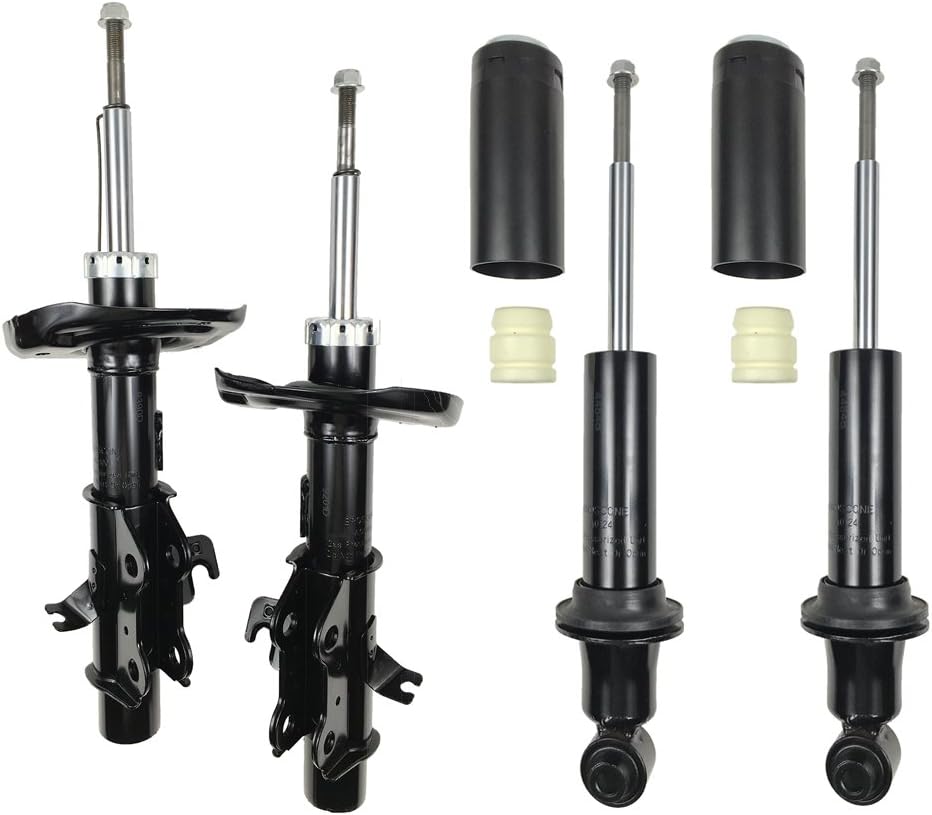 Vekwena Front & Rear Pair Shock Absorber Gas Struts Complete Assembly Kit For 10-12 Chevolet Camaro V6