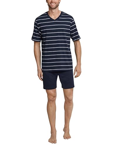 Schiesser Herren Zweiteiliger Schlafanzug Anzug Kurz