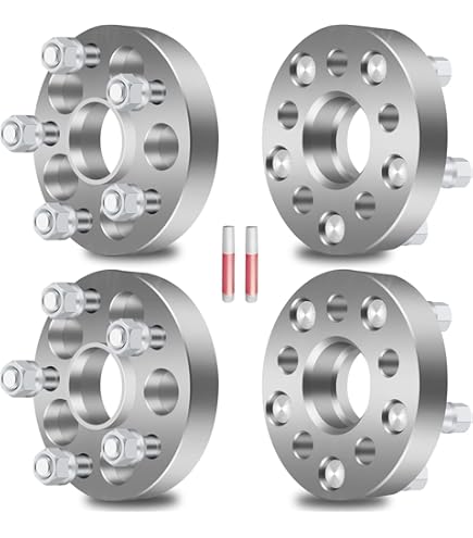 ECCPP 4x100 To 4x100 Wheel Spacers 1inch 4 Lug 12x1.5Studs Fit For 1986-2001 For Acura Integra | 2004-2011 For Chevrolet Aveo | 1988-2005 For Honda