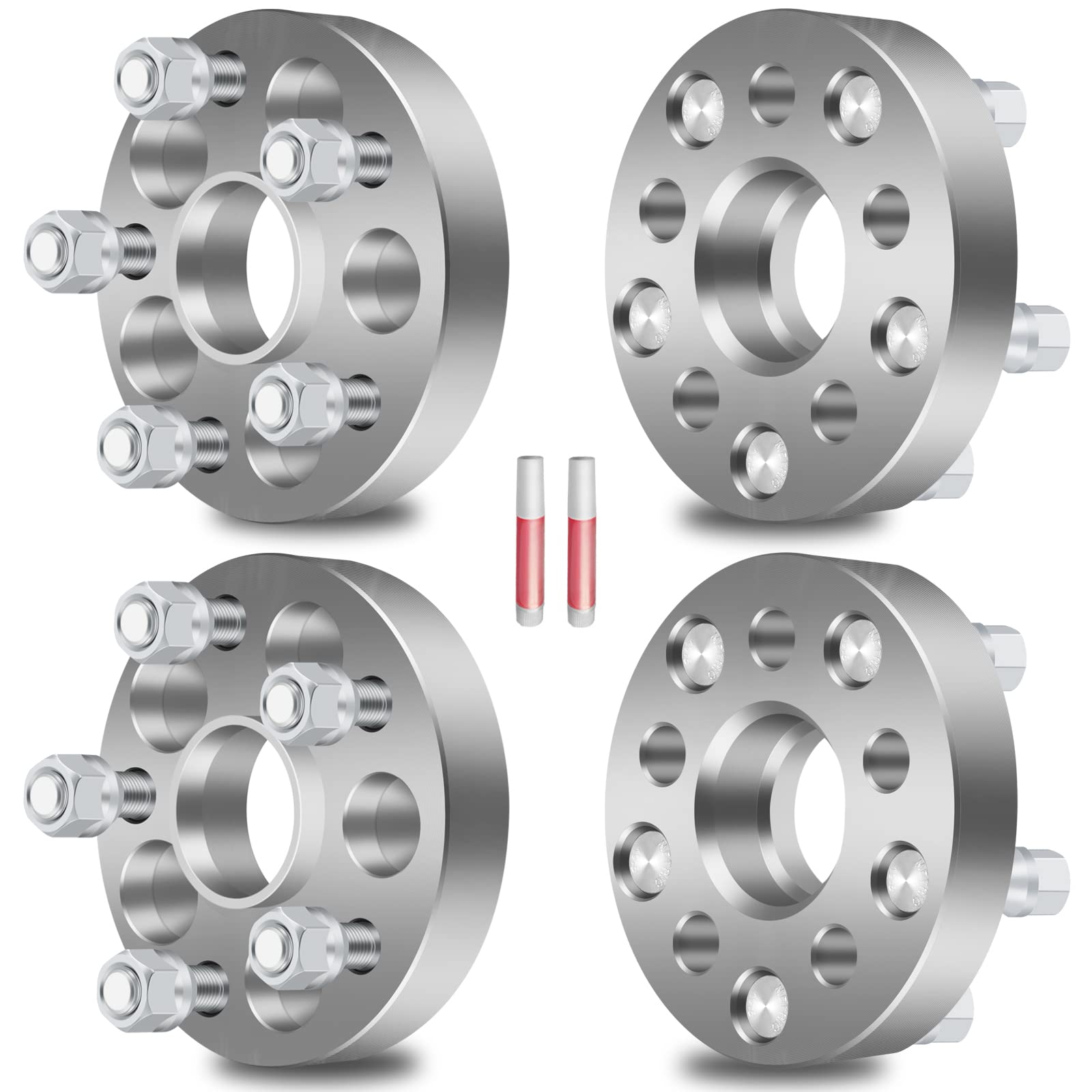 Photo 1 of ECCPP 4PCS 5x100 to 5x114.3 Wheel Spacers Adapters Hubcentric 5x100 TO 5X4.5 1INCH 5 lug Fits for 1990-2014 for Subaru Legacy 2000-2014 for Subaru Outback 2016-2023 for Subaru Crosstrek