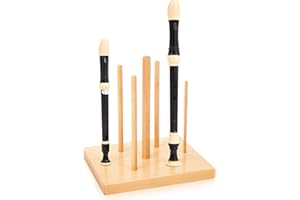 Kathfly Recorder Stand Wooden 7pc Multi-size Recorder Stand