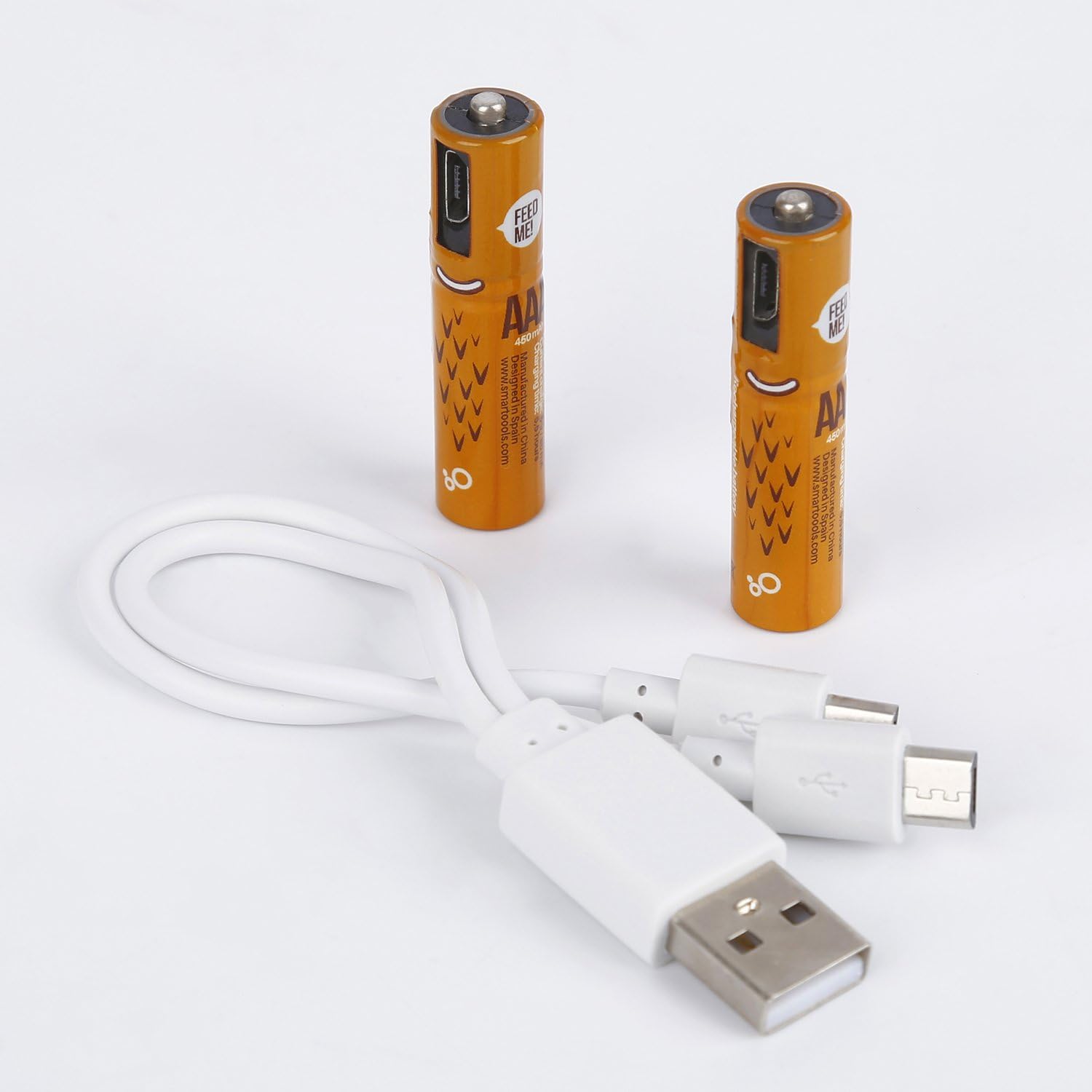 Tsing Micro USB aufladbare AA/AAA Batterie mit Kabel Amazon.de