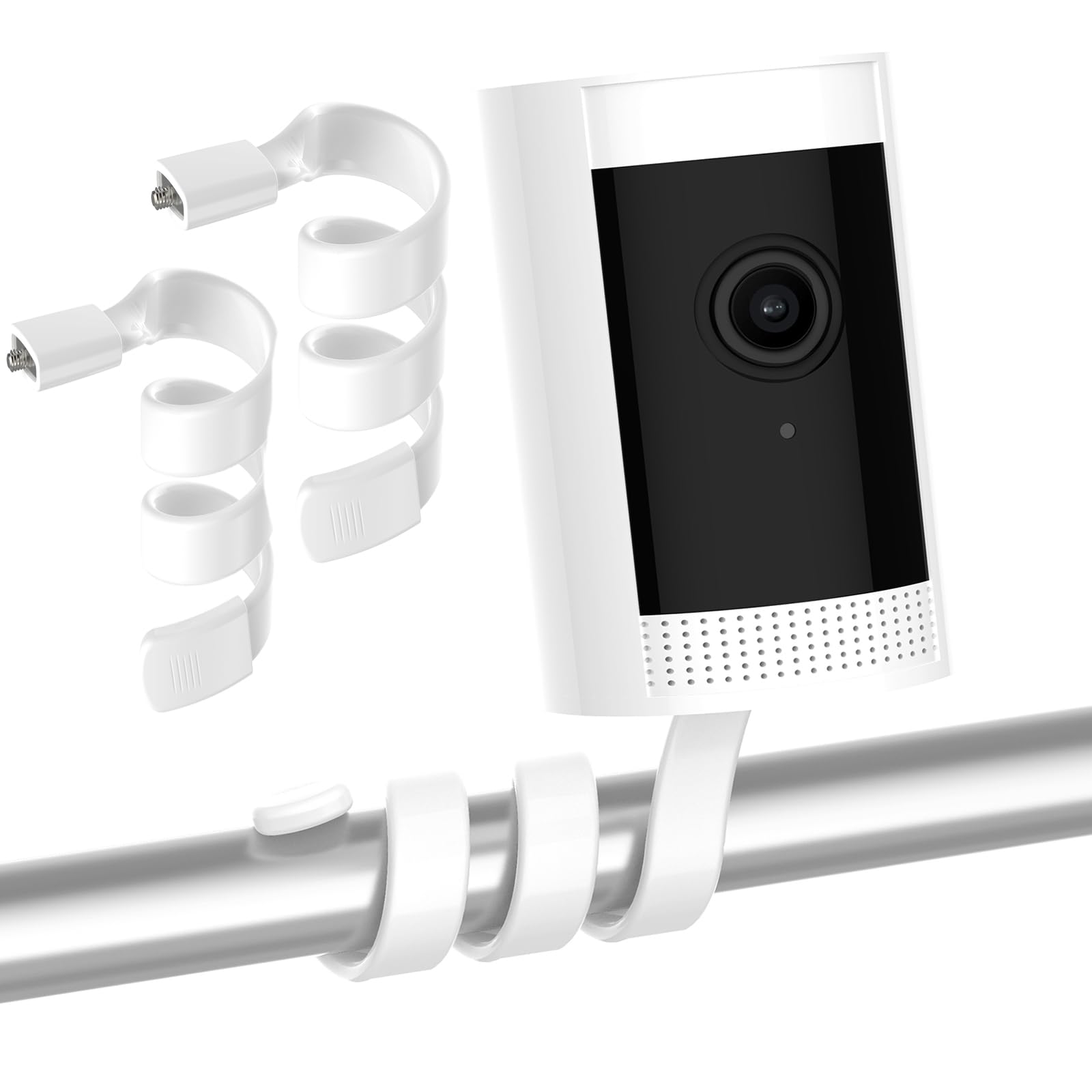 [2 Pack] Arlo Camera Mount Extra Flexible Twist Mount for Arlo Pro/Pro 2/ Pro 3/ Pro 4/Pro 5S/Arlo Essential/Arlo Ultra/Arlo XL Spotlight/Arlo Go/Arlo Go 2 Arlo Security Camera Mount White