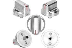 DG94-02141A Knob for Samsung Stove Knob Replacement (5PCS), Compatible with Samsung Stove Knobs NX58M6630SS/AA, NX58M6630SS/A