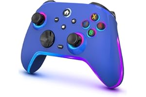 ZRZLMVP Wireless Switch Controllers for Nintendo Switch/OLED/Lite/Switch 2, 1200mAh Pro Controller with 10 Color LED Lights, Rechargeable Switch Control Gamepad with Turbo, Vibration, 6-Axis Gyro, Wake Up