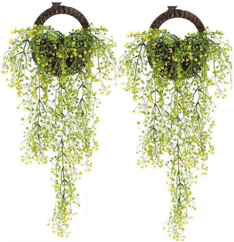 plastic hanging plants