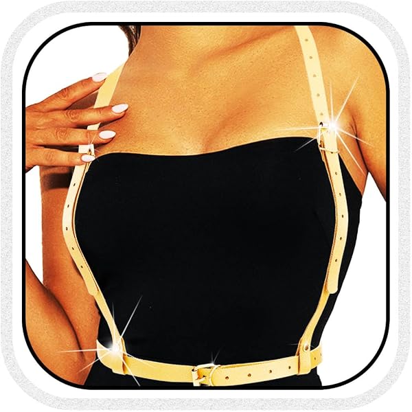 Amazon.com: Pinwe Leather Body Chest Straps Punk Harness  display picture 2