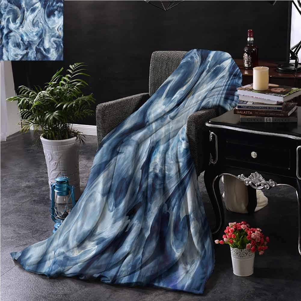 Blankets, All Season for Camping,Travel,Picnic, Beach Lightweight,Warm Cozy Oversized Throw Blanket for Bed, Couch or Travel, Marble | Grunge Murky Color Shades - 50"x60"