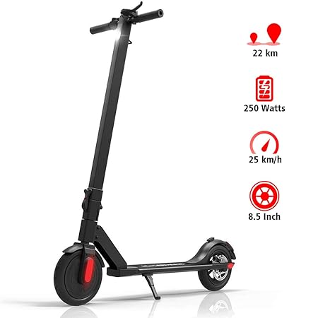 urbetter Elektro Scooter City Elektroscooter mit 25 Km/h Geschwindigkeit und 22 Km Reichweite, mit LCD-Anzeige, LG Li-Ion Akk