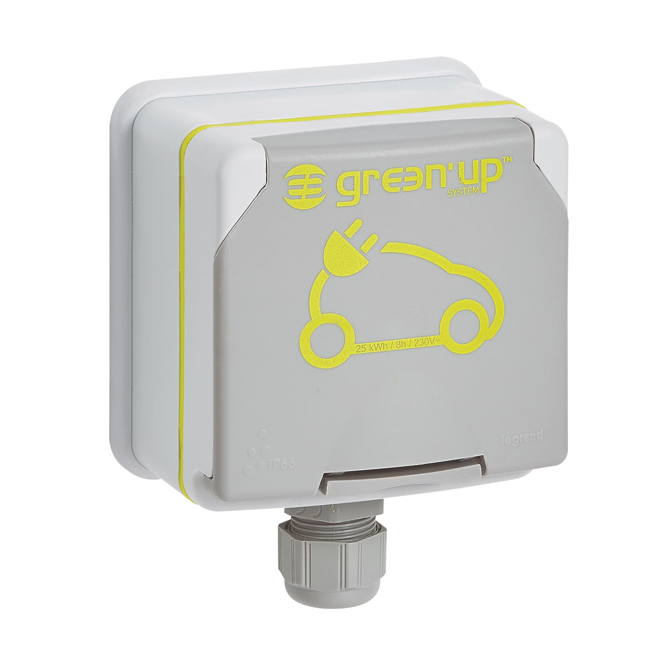 Legrand green'up Plug Socket 3.2 kva Mounting IP66 Mode 2