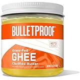 Grass Fed Ghee, 13.5 Oz, Bulletproof 100% Grass Fed, Pasture Raised Clarified Butter Fat, Keto, Paleo, Lactose Free, Casein F