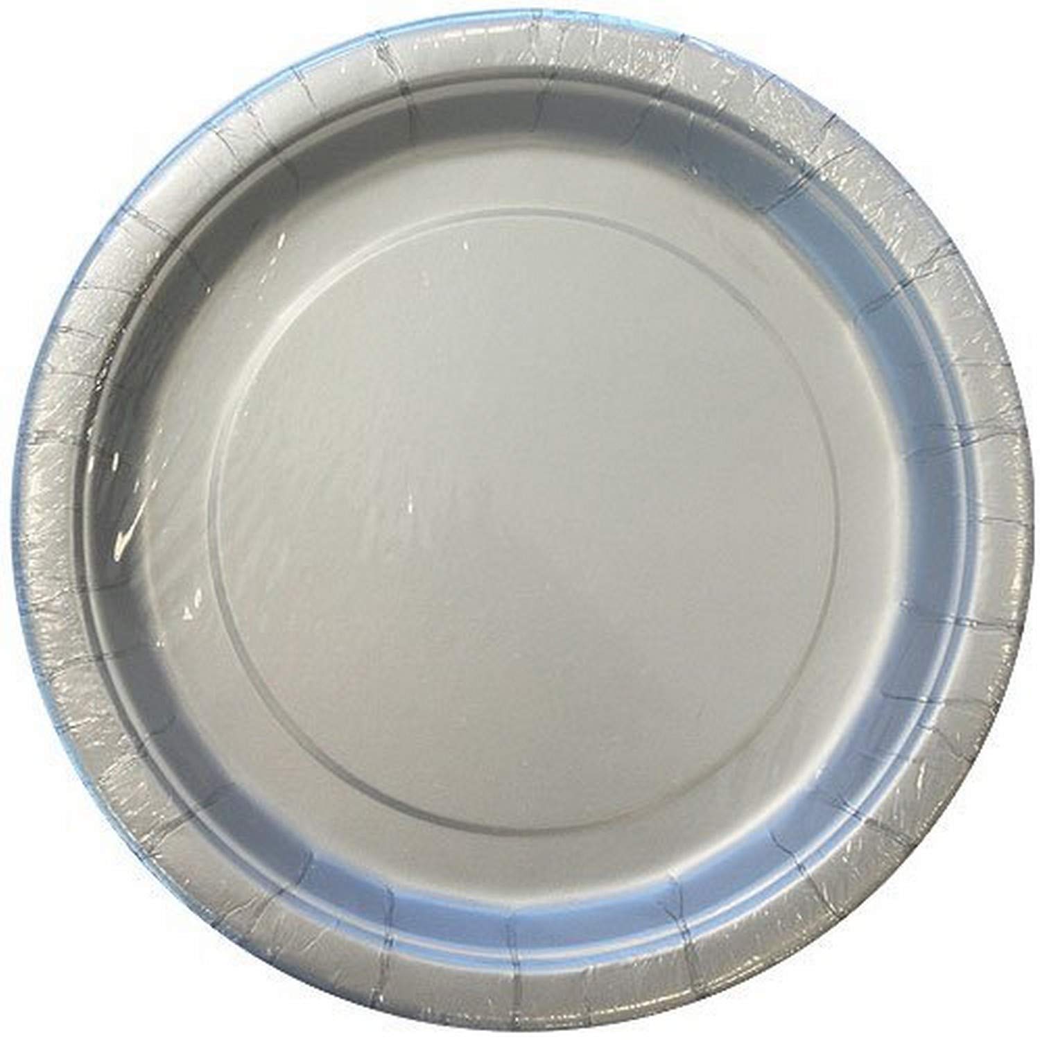 Party Dimensions 71892 20 Count Paper Plate, 9-Inch, Silver
