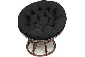DLLDLGG Round Papasan Cushion, Soft Comfortable Bowl Chair Cushion for Outdoor Furniture, Saucer Chair Cushions, Waterproof C