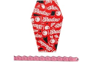 THE SHADOW CONSPIRACY Interlock 1/8" Durable Adjustable Half-Link Bike Chain V2 Compatible with 8T Driver & Up, Pink