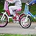 4 Pieces Kids Bicycle Tassel Ribbon, Children Scooter Handlebar Streamers Bicycle Grips Ribbon Baby Carrier Accessories Easy Attach to Bike's Handlebars (Plastic, Shinny Style)