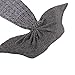 KALRI Girls Mermaid Tail Blanket Handmade Material Soft Sofa Blankets Fish Tail
