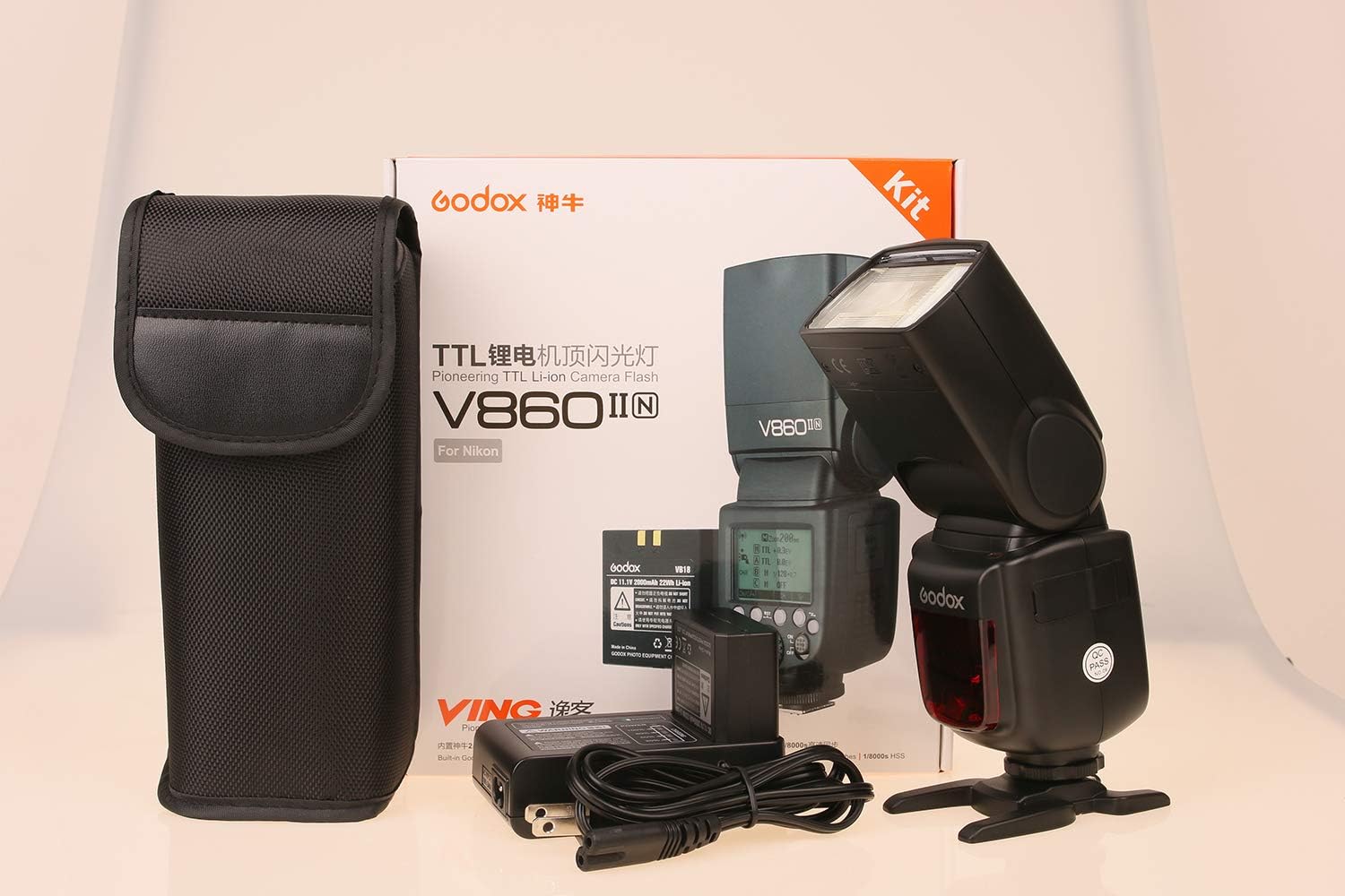 Godox V860II-N Pioneering Li-ion Battery Camera Flash Kits, 2.4G ...