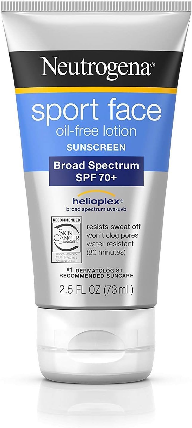 neutrogena sport face sunscreen spf 70
