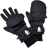 SnowStoppers Treeline eMitt - Extra Warm, Multi-purpose Flip-top Mitten/Glove
