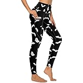 MSOKAZZLES High Waisted Exercise Yoga Pants for Women Running Sports Workout Yoga Leggings with Pockets