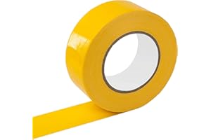 Reniteco Yellow Duct Tape- 2 inches x 45 Yards, Heavy Duty Duct Tape, Waterproof, Resistant, NO-Residue, UV Blocking, Pack of 1