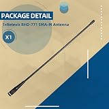 Retevis RHD771 Antenna SMA-M Dual Band VHF UHF 20W 38cm ABS view 9