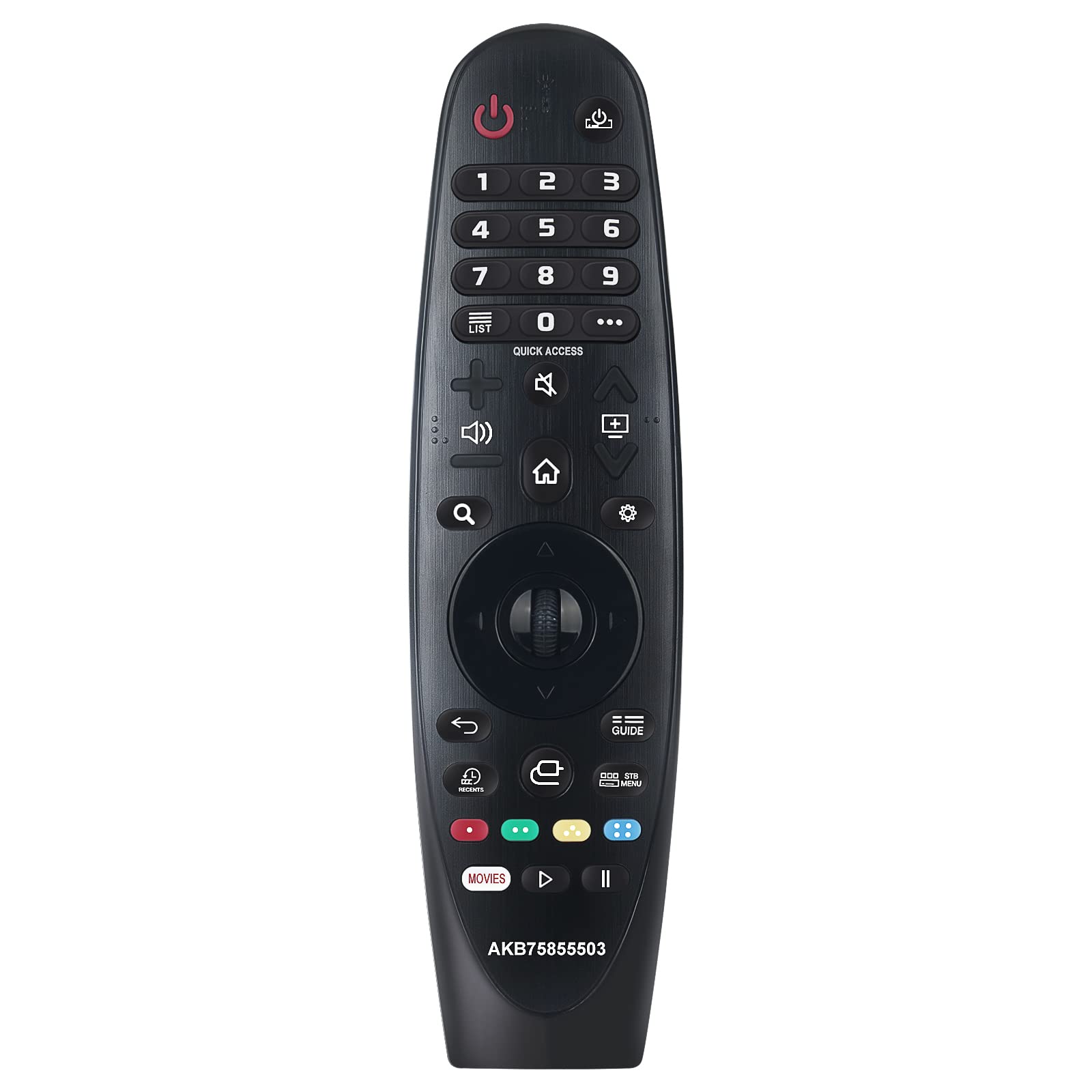 VINABTY AKB75855503 Replacement Remote Control fit for LG TV MR20GA UN85 UN804 UN81 UN80 UN74 UN73 UN71- Without Voice Funtion and Point Funtion