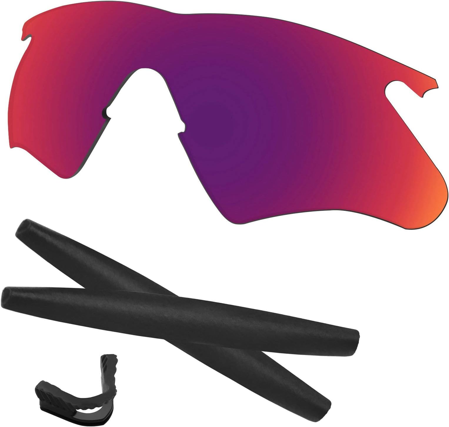 M Frame Heater Lenses & Rubber Kits Replacement for Oakley Sunglass Polarized