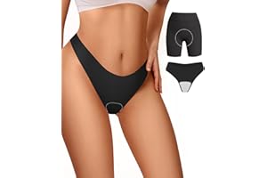 Vertvie Seamless Thong for Women No Show Anti Camel Toe Underwear Invisible Workout Panties Sexy Comfort G-String Thongs