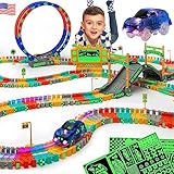 JITTERYGIT Race Track Glow in The Dark Magic Toy