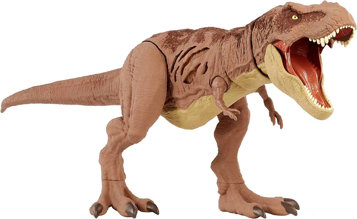 Mattel Jurassic World Dinosaur T-Rex Extreme Damage Toy Figure for Kids, Exclusive Walmart GWN26