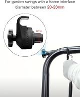 OCHIKI Garden Swing Fittings, 20-23mm Canopy Frame Connector, Type A view 4