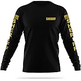 13FA Sheriff Utility Long Sleeve - USA Patriotic Shirt - Durable Breathable Moisture Wicking Law Enforcement