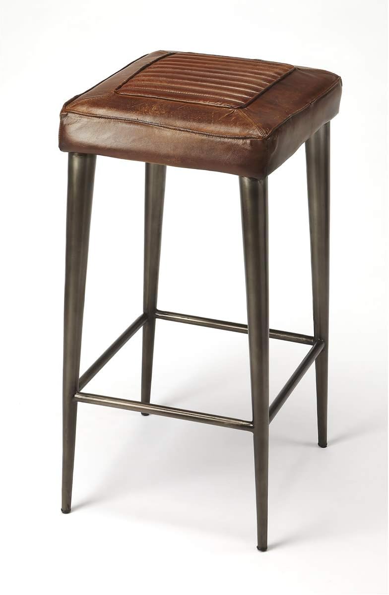Butler Maxine Leather Bar Stool