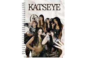 Katseye Spiral Notebook Korean Girl Group Katseye Merch A5 Spiral Notebook for Fans Gift A11
