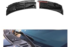 YHB Windshield Wiper Cowl Panel Grille Set Compatible with 2017-2022 Fo-rd Super Duty F250 F350 HC3Z-25022A68-AB HC3Z-25022A69-AC-Front Left & Right Side Front Window Cover Insert Panel