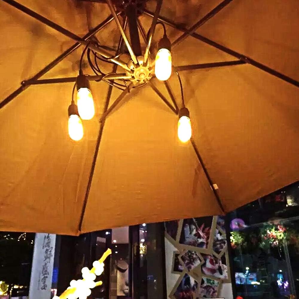 ZFQ Vintage Edison LED Filament Bulb T45 4W Decorative Bulb E27 Screw Base, Gold Tinted Glass, 2700K Warm White - Image 5
