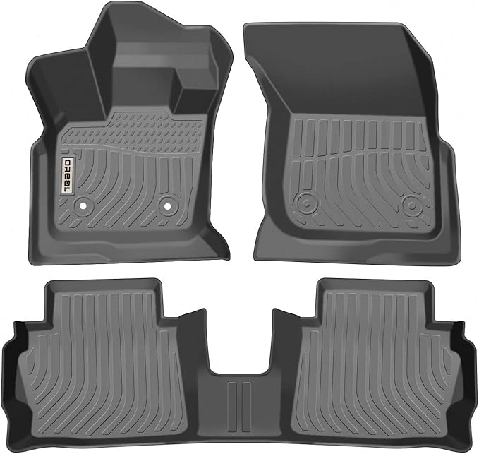 orealtrend Black TPO Floor Mats Liners for Ford Fusion 2017 2018 2019 Heavy Duty All