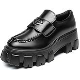 DREAM PAIRS Women's Chunky Loafers Platform Comfortable Slip-On Dressy Business Casual Fashion Outfit Loafer Shoes