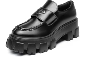 DREAM PAIRS Women's Chunky Loafers Platform Comfortable Slip-On Dressy Business Casual Fashion Outfit Loafer Shoes