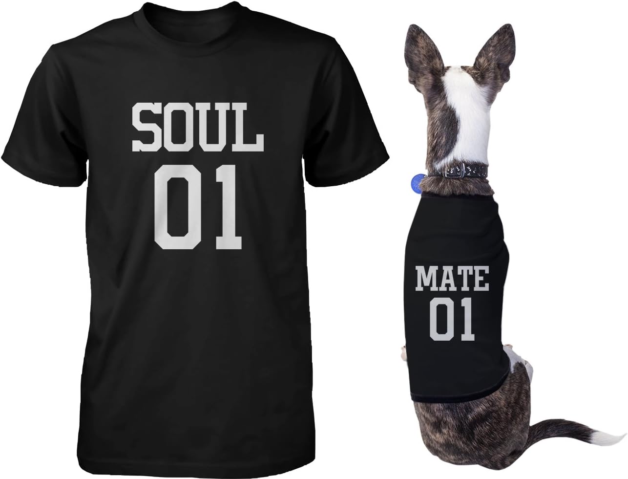 dog and human matching shirts
